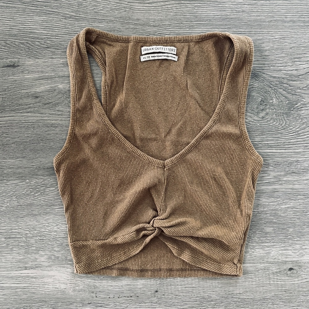 UO Twist-Front Tank Top